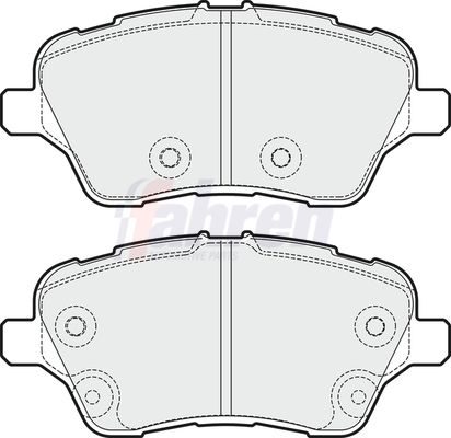 Fahren FBP3367 Brake Pad Set, disc brake - 1