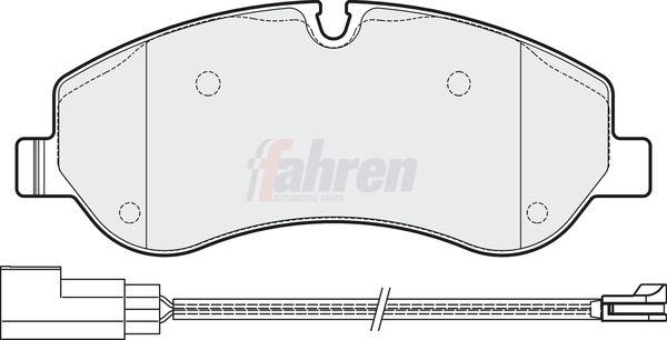 Fahren FBP3368 Brake Pad Set, disc brake - 1