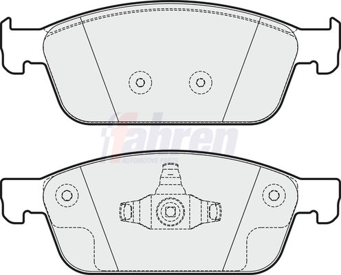 Fahren FBP3371 Brake Pad Set, disc brake - 1