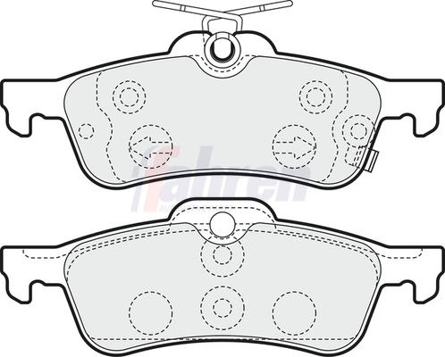 Fahren FBP3372 Brake Pad Set, disc brake - 1