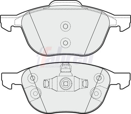 Fahren FBP3373 Brake Pad Set, disc brake - 1