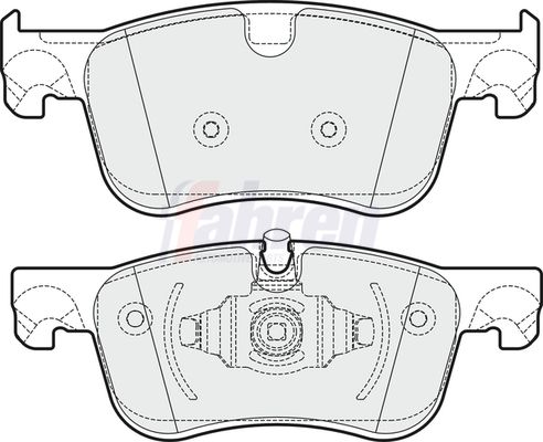 Fahren FBP3375 Brake Pad Set, disc brake - 1