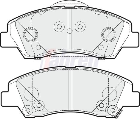 Fahren FBP3376 Brake Pad Set, disc brake - 1