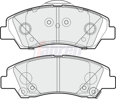 Fahren FBP3376 Brake Pad Set, disc brake - 1