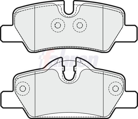 Fahren FBP3378 Brake Pad Set, disc brake - 1