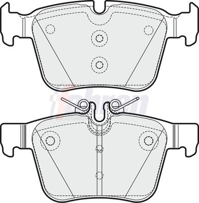 Fahren FBP3379 Brake Pad Set, disc brake - 1