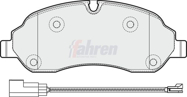 Fahren FBP3380 Brake Pad Set, disc brake - 1