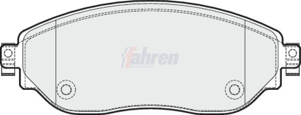 Fahren FBP3382 Brake Pad Set, disc brake - 1