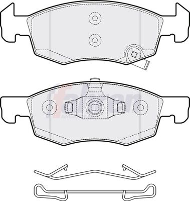 Fahren FBP3383 Brake Pad Set, disc brake - 1