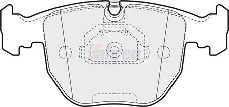 Fahren FBP3387 Brake Pad Set, disc brake - 1