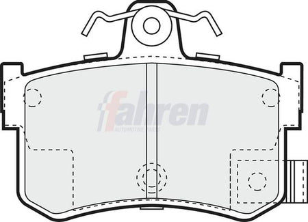 Fahren FBP3413 Brake Pad Set, disc brake - 1
