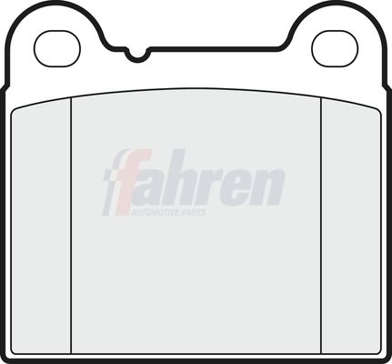 Fahren FBP3414 Brake Pad Set, disc brake - 1