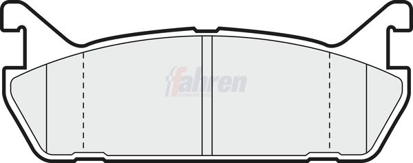Fahren FBP3434 Brake Pad Set, disc brake - 1