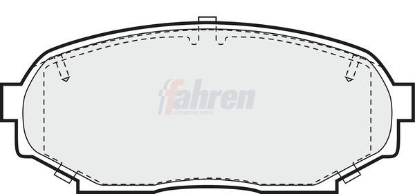 Fahren FBP3439 Brake Pad Set, disc brake - 1