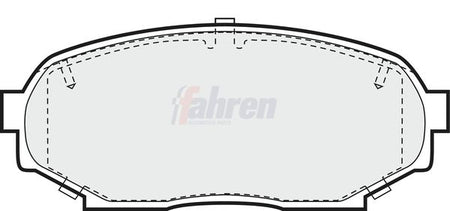 Fahren FBP3439 Brake Pad Set, disc brake - 1