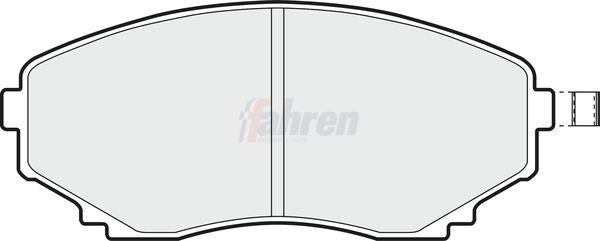 Fahren FBP3449 Brake Pad Set, disc brake - 1
