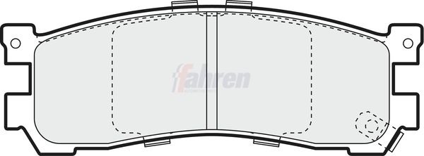 Fahren FBP3450 Brake Pad Set, disc brake - 1