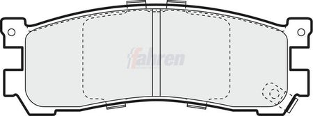 Fahren FBP3450 Brake Pad Set, disc brake - 1