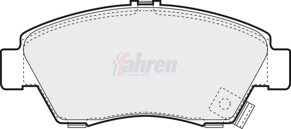 Fahren FBP3456 Brake Pad Set, disc brake - 1