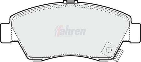Fahren FBP3456 Brake Pad Set, disc brake - 1