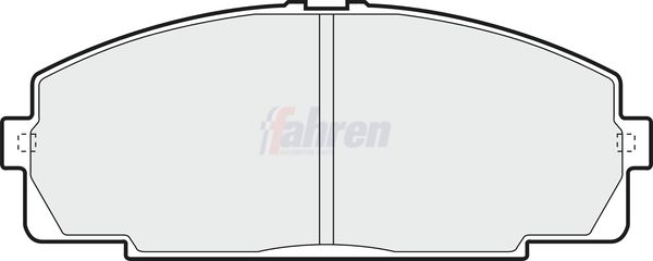 Fahren FBP3457 Brake Pad Set, disc brake - 1