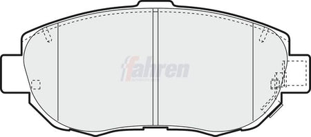 Fahren FBP3466 Brake Pad Set, disc brake - 1