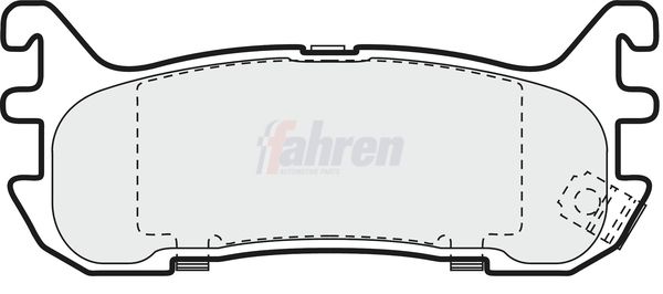 Fahren FBP3473 Brake Pad Set, disc brake - 1