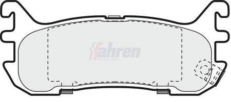 Fahren FBP3473 Brake Pad Set, disc brake - 1