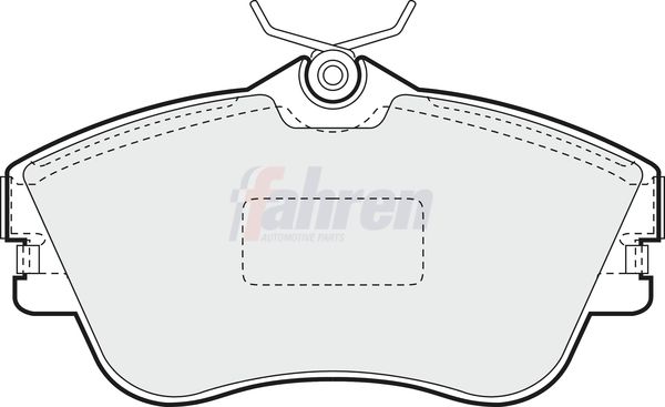 Fahren FBP3474 Brake Pad Set, disc brake - 1