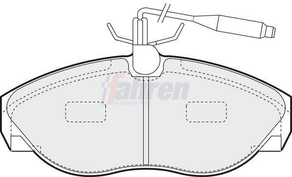 Fahren FBP3477 Brake Pad Set, disc brake - 1