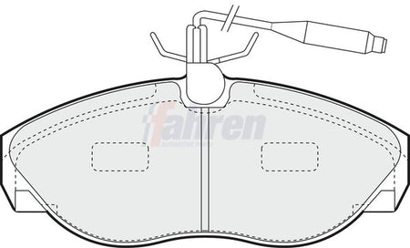 Fahren FBP3477 Brake Pad Set, disc brake - 1