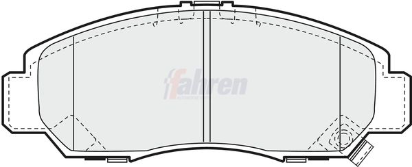 Fahren FBP3527 Brake Pad Set, disc brake - 1