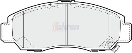 Fahren FBP3527 Brake Pad Set, disc brake - 1
