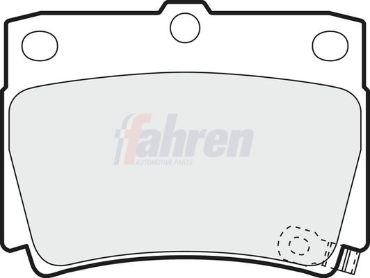 Fahren FBP3529 Brake Pad Set, disc brake - 1