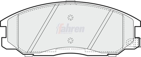 Fahren FBP3534 Brake Pad Set, disc brake - 1
