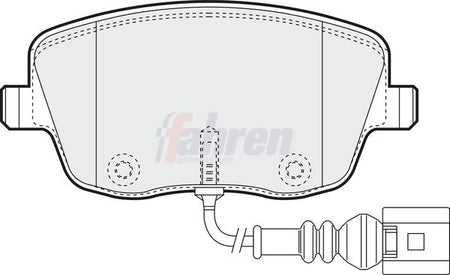 Fahren FBP3538 Brake Pad Set, disc brake - 1