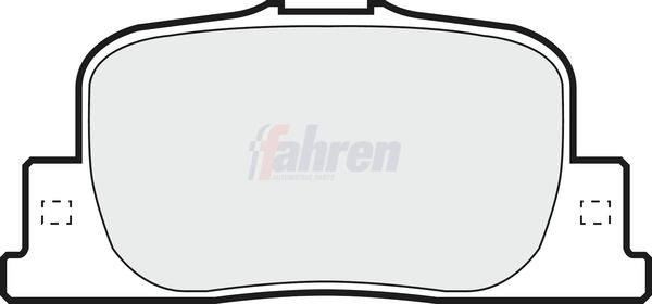 Fahren FBP3541 Brake Pad Set, disc brake - 1