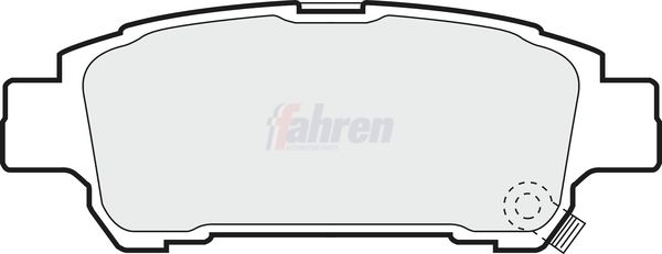 Fahren FBP3545 Brake Pad Set, disc brake - 1