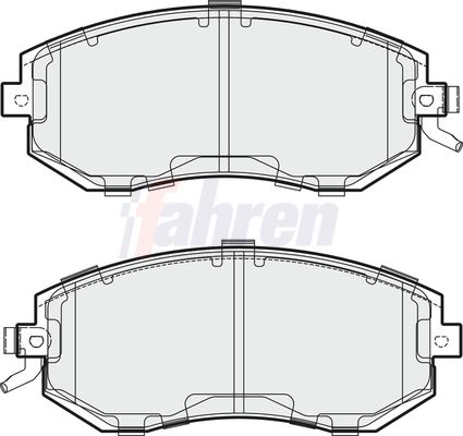 Fahren FBP3571 Brake Pad Set, disc brake - 1