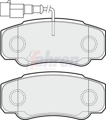 Fahren FBP3577 Brake Pad Set, disc brake - 1