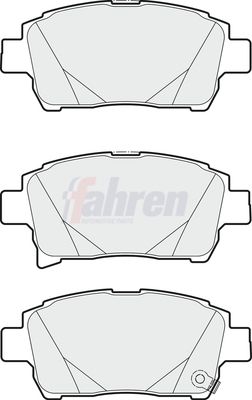Fahren FBP3582 Brake Pad Set, disc brake - 1