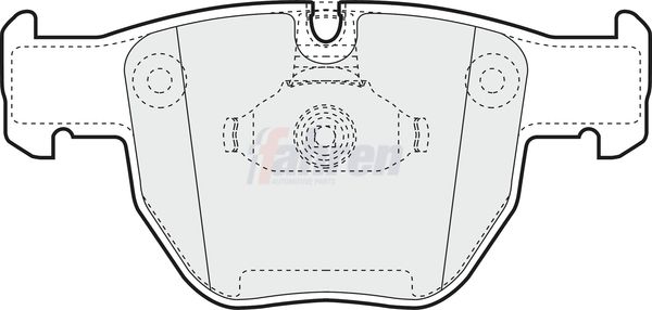 Fahren FBP3586 Brake Pad Set, disc brake - 1