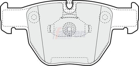 Fahren FBP3586 Brake Pad Set, disc brake - 1