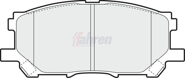 Fahren FBP3593 Brake Pad Set, disc brake - 1