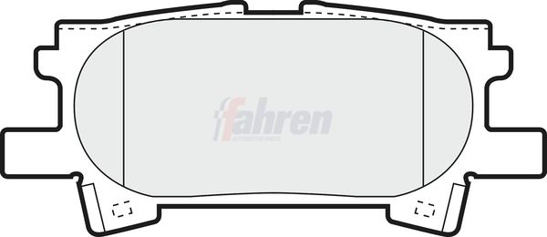 Fahren FBP3594 Brake Pad Set, disc brake - 1