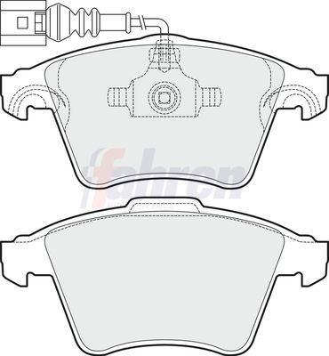 Fahren FBP3598 Brake Pad Set, disc brake - 1