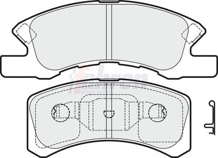 Fahren FBP3614 Brake Pad Set, disc brake - 1