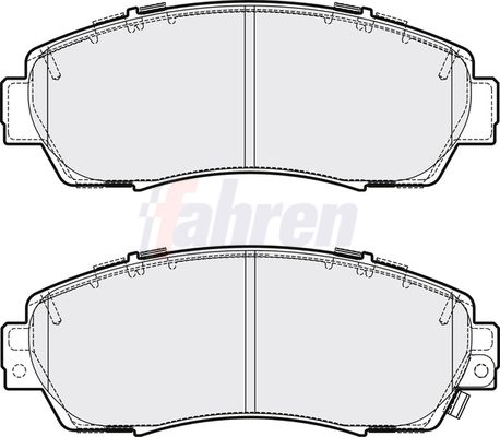 Fahren FBP3626 Brake Pad Set, disc brake - 1