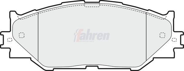 Fahren FBP3637 Brake Pad Set, disc brake - 1