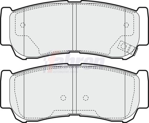 Fahren FBP3645 Brake Pad Set, disc brake - 1